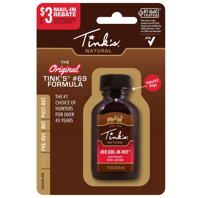 TINK'S Doe-in-Rut #69 Buck Lure 1 oz. - BeesActive Australia