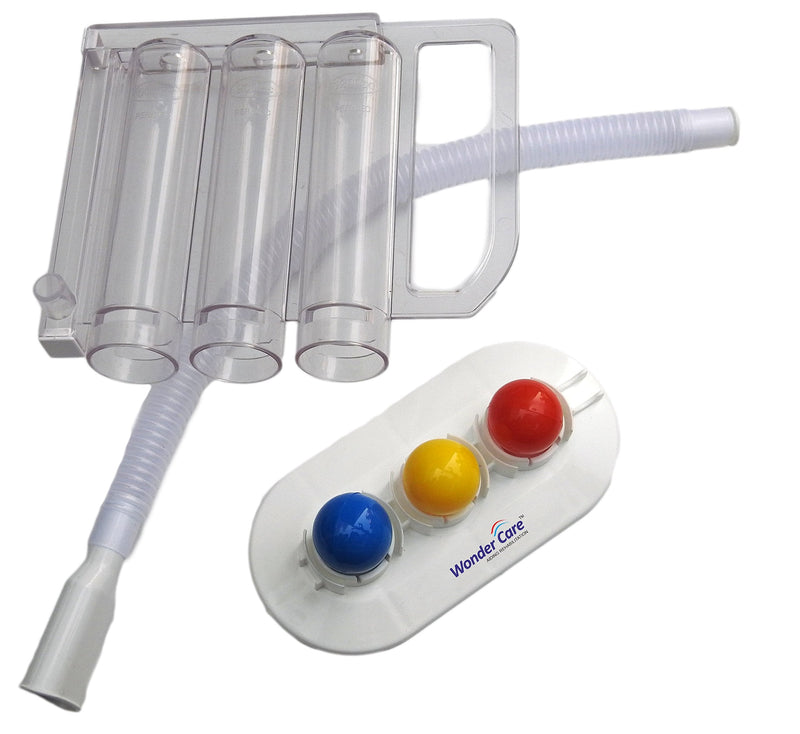 Wonder Care Deep Breathing Exerciser | Washable & Hygienic | Breath Measurement System | Lung Exerciser | with Handle - BeesActive Australia