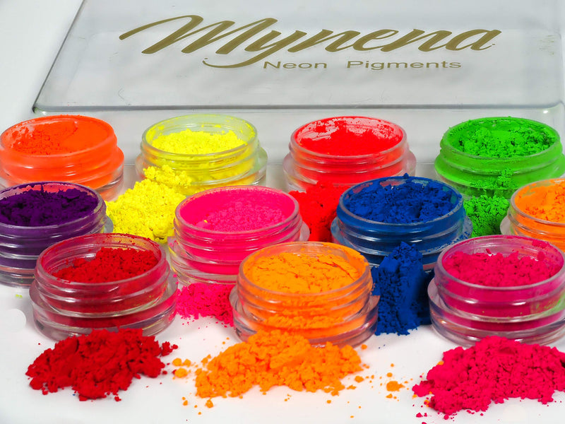 Mynena Neon Pigment Powder 12 Colors Kit - 2 Kit 2 - BeesActive Australia