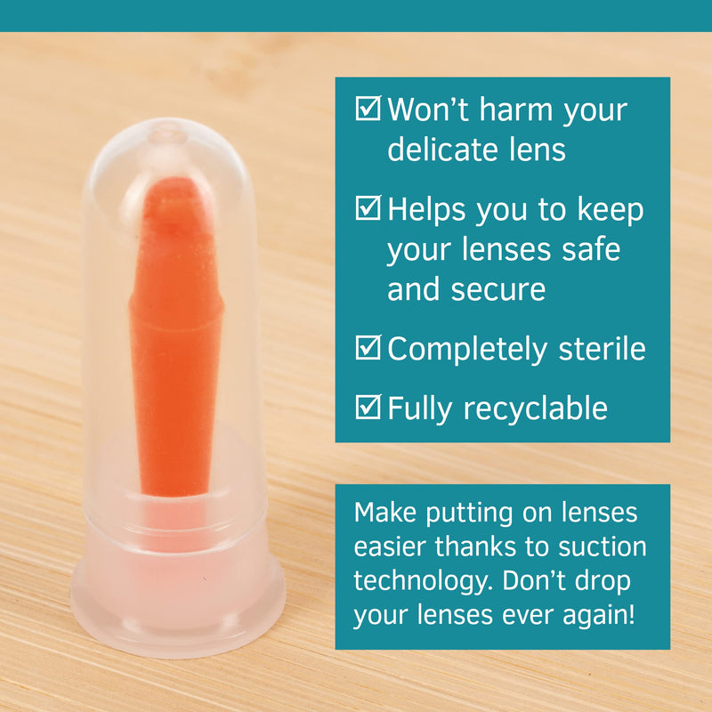 SPORTS WORLD VISION Suction Holder Inserter/Remover - Hard Contact Lens Only � Orange - 1 Piece - BeesActive Australia