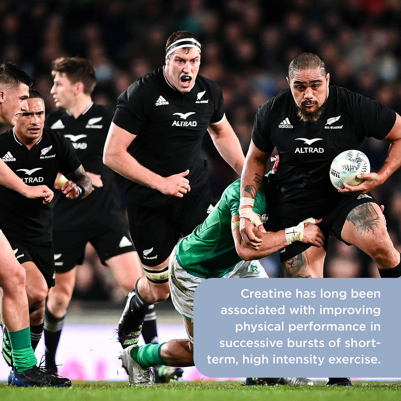 Healthspan Elite All Blacks Creatine Monohydrate (500g) | Increase Physical Performance & Intensity | Use During Exercise, or Pre/Post-Workout | Unflavoured | Vegan - BeesActive Australia