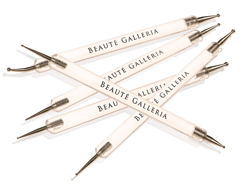 Beaute Galleria 5 Piece (10sizes) 2-Way Dotting Pens Nail Art Design Marbleizing Dotting Swirling Manicure Tools Mandala Art Painting Stylus - BeesActive Australia