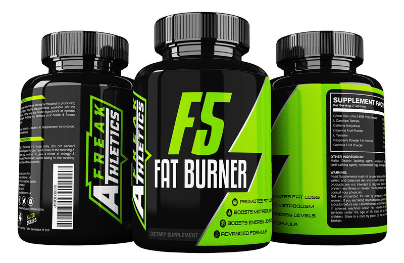 F5 by Freak Athletics - Suitable for Both Men & Women - 90 Capsules - Made in The UK - BeesActive Australia