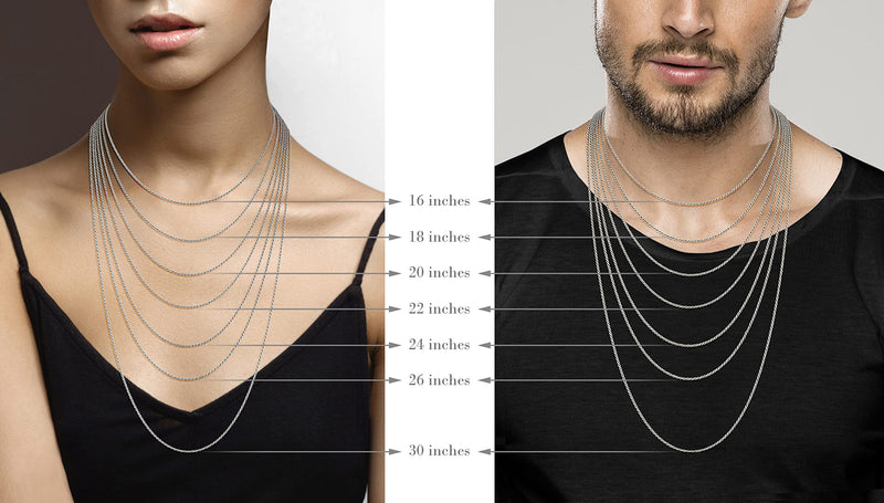 Miabella Solid 925 Sterling Silver Italian 1.5mm Diamond-Cut Rope Chain Necklace for Women Made in Italy Length 24 Inches - BeesActive Australia