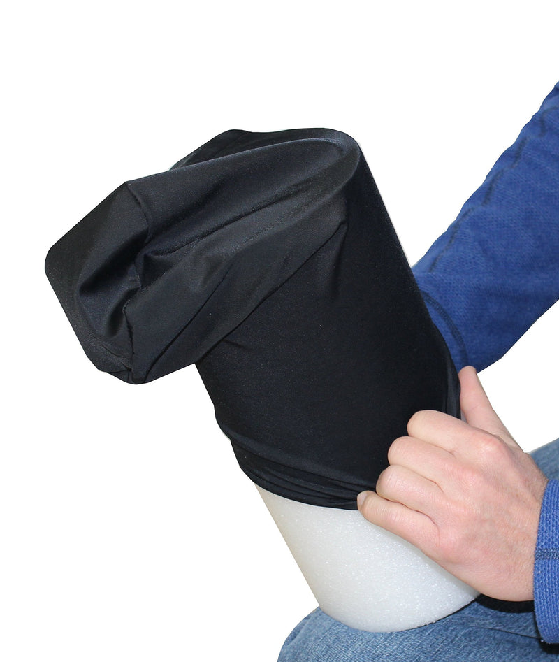 Rehabilitation Advantage Black Fabric Foam Roller Cover (Cover Only), 18" Long - BeesActive Australia