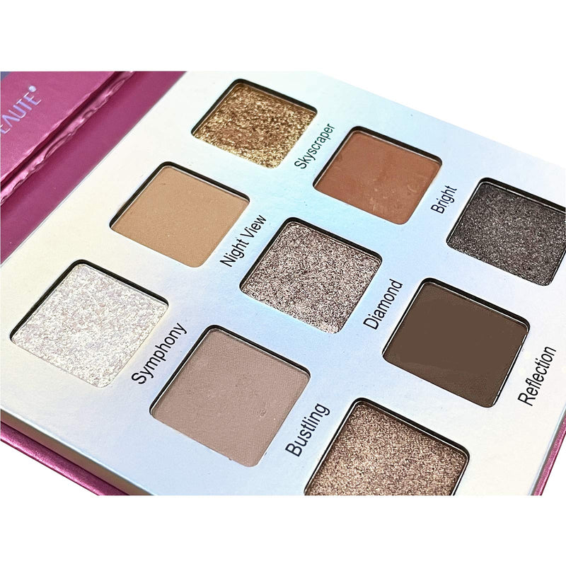 YMH BEAUTE 9 Colors Nude Eyeshadow Palette Pigmented Matte Shimmer Eye Shadow Make Up Palettes Natural Long Lasting Blendable Eyeshadow, Cruelty-free - BeesActive Australia