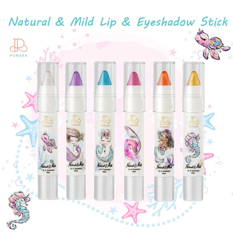 PUNARA Organic & Natural Eyeshadow & Lip Crayon Stick, Safe and Gentle for Kids (Koralline) - BeesActive Australia