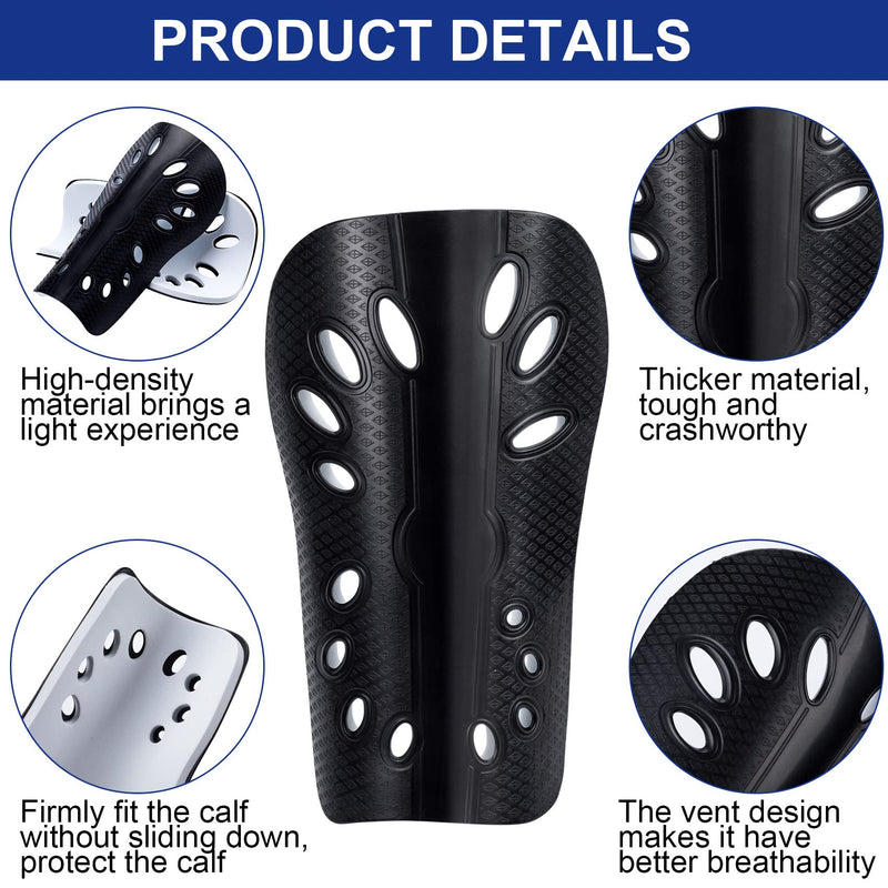 ANCIRS 2 Pairs Soccer Shin Guards for Young Kids Adults, Breathable Shin Guard Sleeves for Boy & Girl Football Games, Protective EVA Cushion for Youth Men & Women - BeesActive Australia