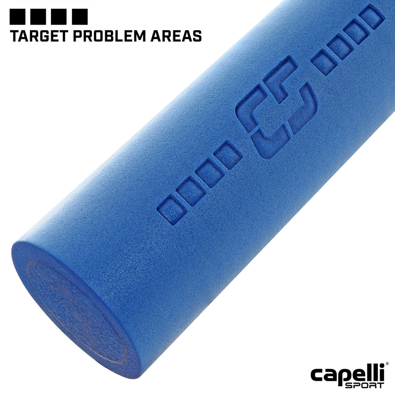 Capelli Sport Foam Roller, Myofascial Release Muscle Roller and Deep Tissue Massager, Blue, 18 Inch - BeesActive Australia