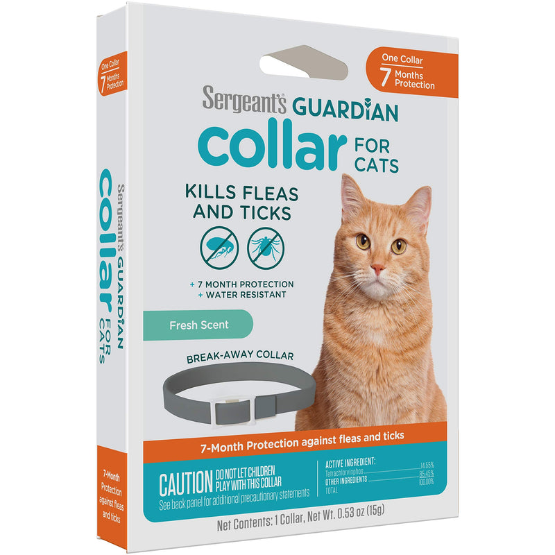 Sergeant's Guardian Flea & Tick Cat Collar, 1 Count - BeesActive Australia