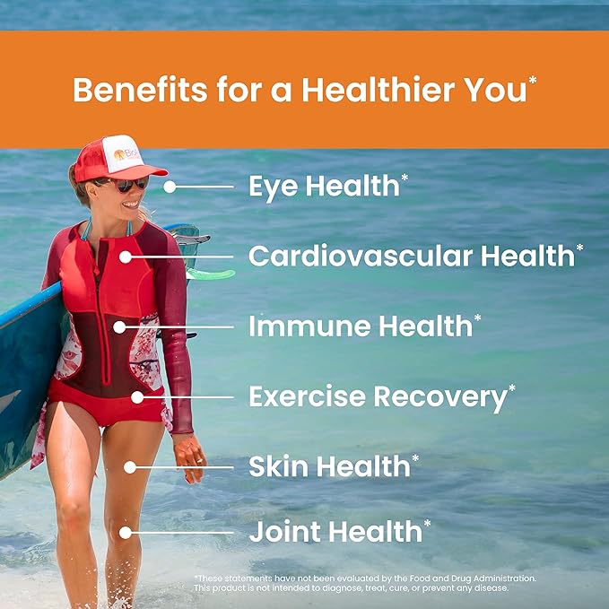 Directly shipped from overseas Nutrex BioAstin (Ataxanthin), 60 Caps (Pack of 4) [Parallel import product] - BeesActive Australia