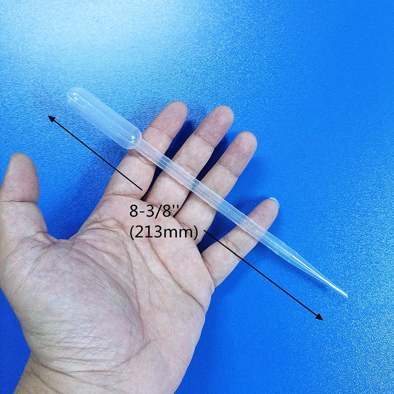 BASE WAVE 5 Pack Aquarium Test Dropper 5ml (Length 8.4'') Coral Feeder Mini Fish Bowl Fish Feces Transfer Pipettes - BeesActive Australia