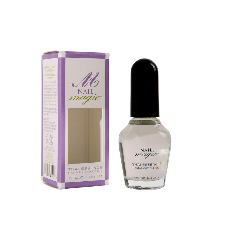 Nail Magic - Hand & Cuticle Oil, 0.5 Fl Oz, All-Natural & Organic ingredients with Lavender & Lemongrass Essential Oils, Aids In Healing Dry Damaged Cuticles & Hands, 60 Years of Superior Results Thai Essence - BeesActive Australia