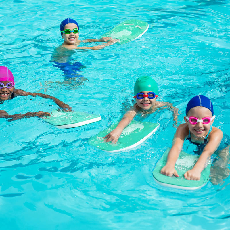 HeySplash Swim Kickboard for Kids, Swimming Training Kickboard, Cute Pattern Swim Training Aid for Children, Pool Exercise Equipments for Beginning Swimmers Safety Swim Board Auxiliary Water Blue - BeesActive Australia