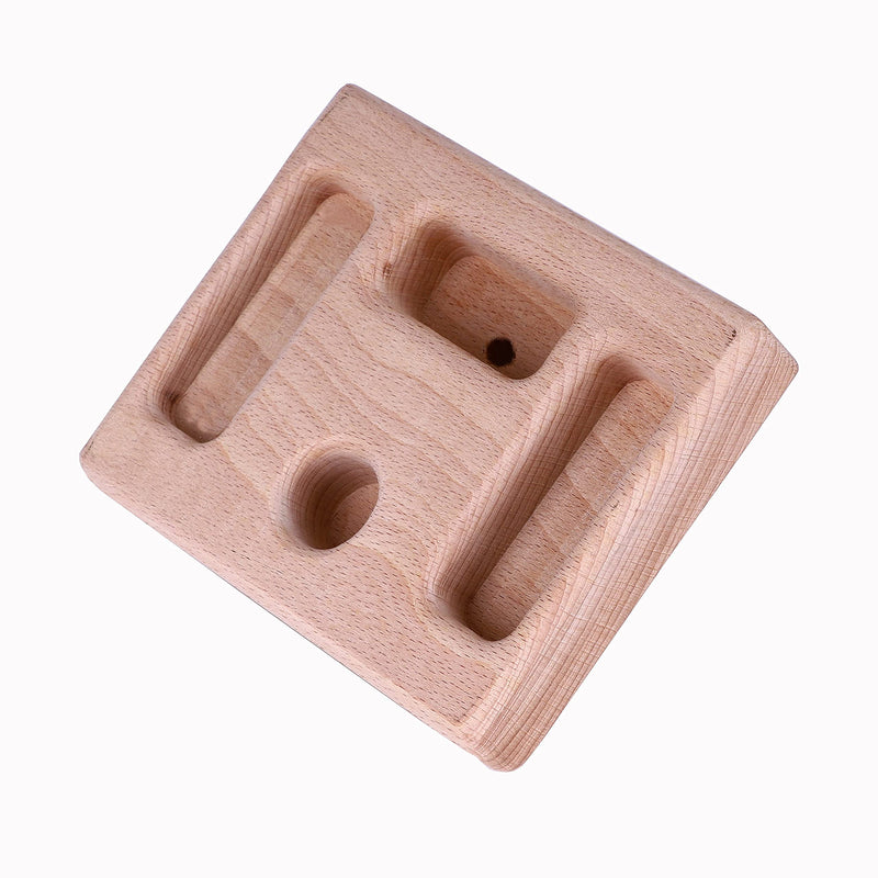 TWO STONES Rock Climbing Training Pinch Block, Finger Grips Hanging Pinch Grip with Edges and Pockets CJ-HB20061BC - BeesActive Australia