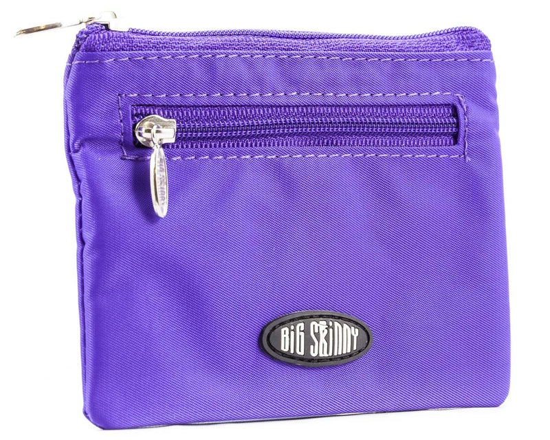 Big Skinny Money Penny Coin Slim Wallet, Holds Up to 13 Cards Purple - BeesActive Australia