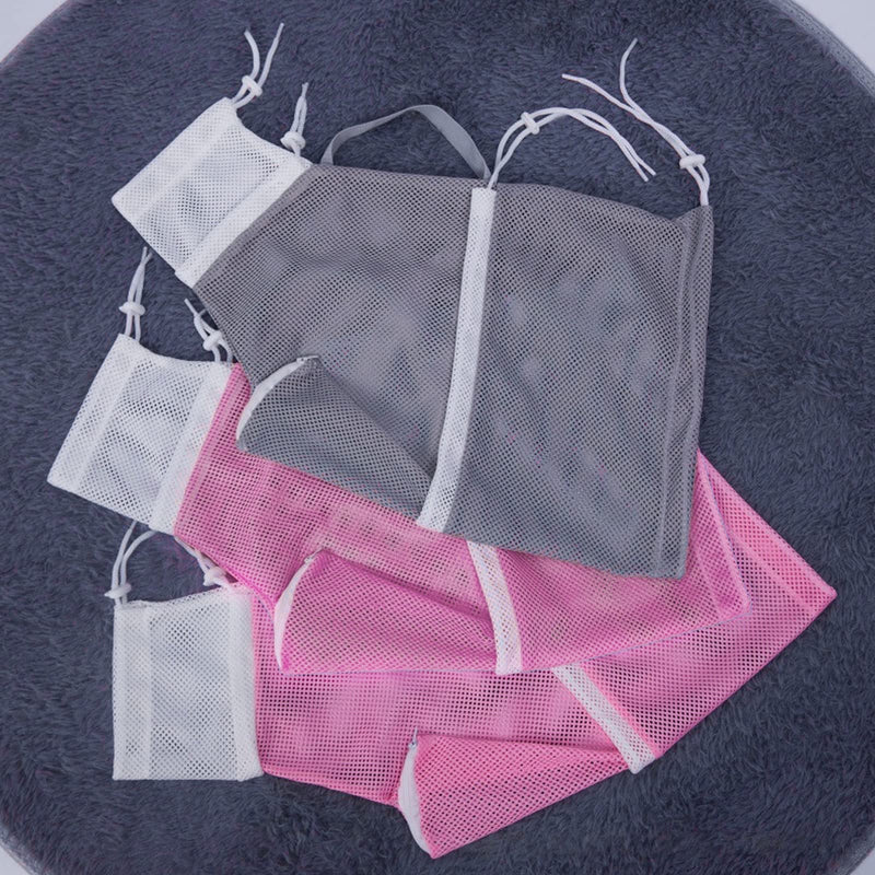 EOMTUR 2Pcs Cat Bathing Bag Cat Shower Bag Cat Washing Bag Cat Bathing Restraint Cat Grooming Bag Cat Restraint Bag Adjustable Cat Bag for Bathing (Gray & Pink) - BeesActive Australia
