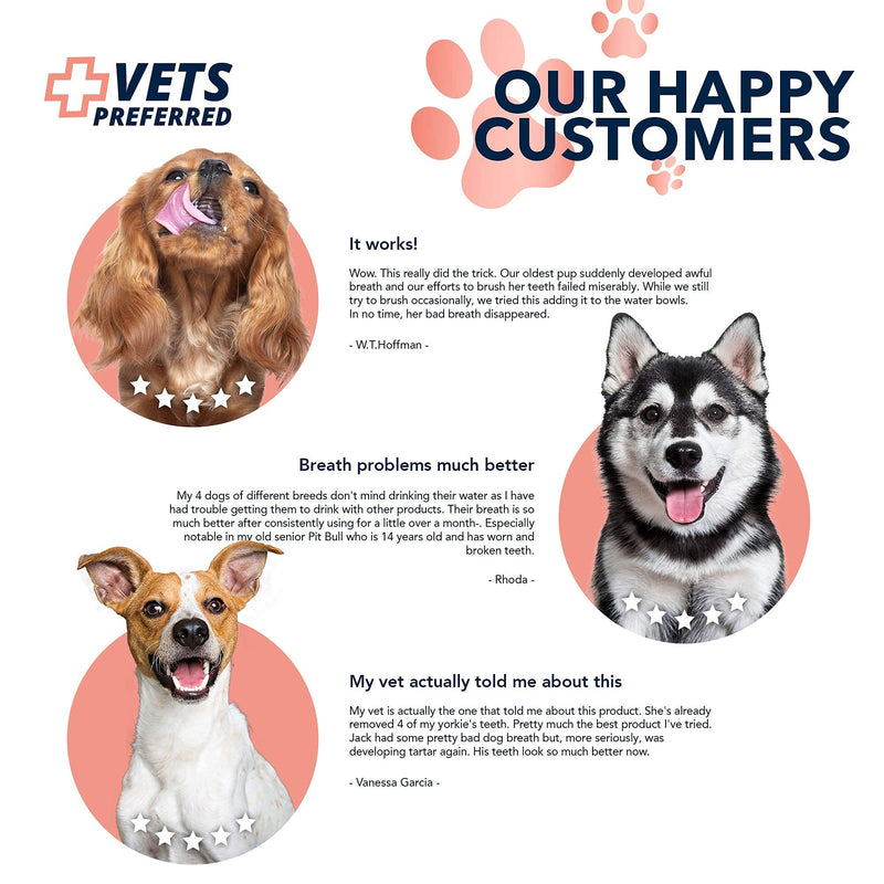 Vets Preferred Dog Toothpaste & Freshener, Advanced Enzymatic Toothpaste & Oral Care Water Additive for Dogs - BeesActive Australia