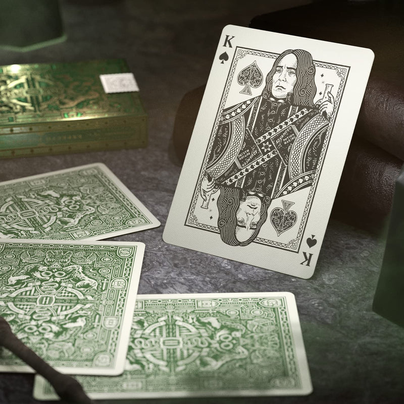 theory11 Harry Potter Playing Cards - Green (Slytherin) - BeesActive Australia