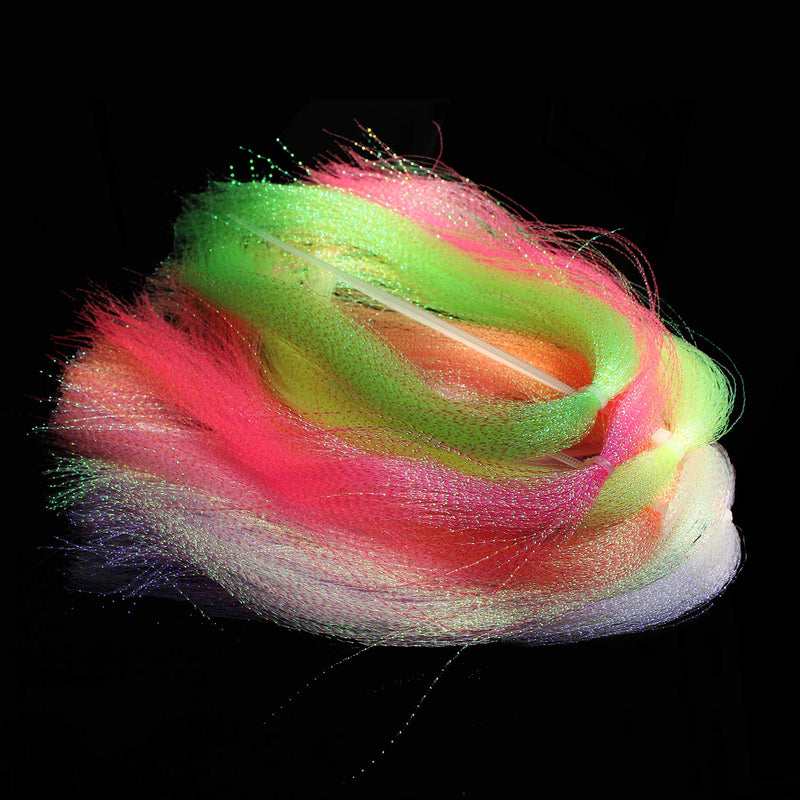 Tigofly 14 Packs 7 Colors UV Crystal Flash Holographic Tinsel Krystal Twisted Flashabou Sparkle Streamer Fly Tying Materials - BeesActive Australia