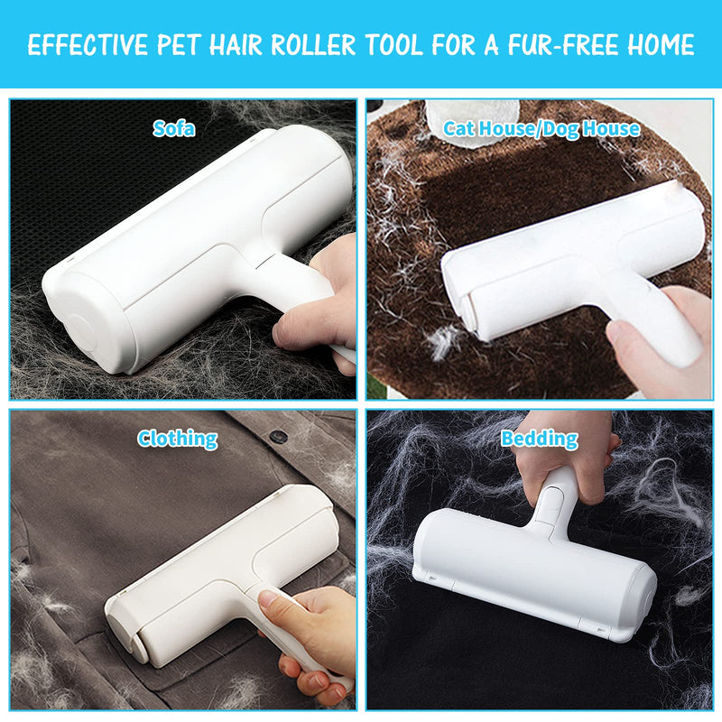 AAfree Pet Hair Remover for Couch, Reusable Dog/Cat Hair Remover/Roller, Multi-Surface Lint Roller & Animal Fur Removal Tool, Reusable Lint Rollers - Perfect for Couch, Carpet, Bedding and Car Seats - BeesActive Australia