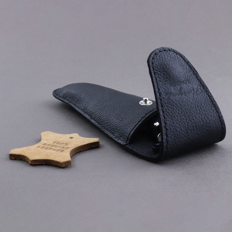 Razor Pouch - Pure Leather Safety Razor Case - Triple Blade Shaving Razor Case - Travel Size Shaving Pouch Holder - Razor Cover for Men and Women - BeesActive Australia