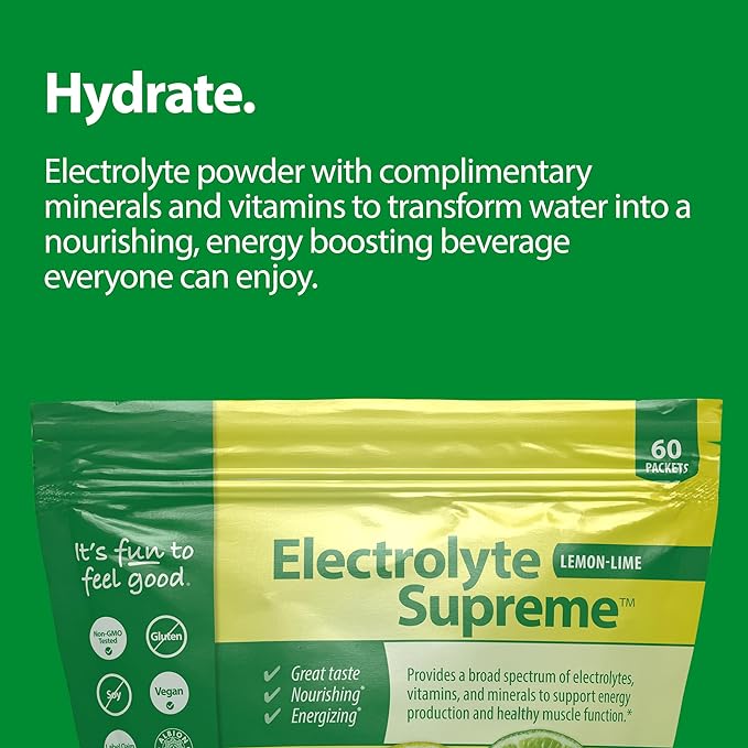 Jigsaw Health Japan Electrolyte Supreme Lemon Lime Flavor Broad Range Electrolyte Trace Mineral 60 Powder Packet - BeesActive Australia