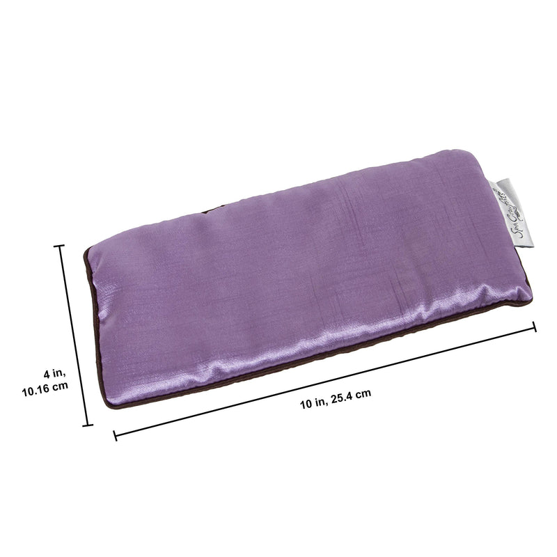 [AUSTRALIA] - DreamTime Eye Pillow with Lavender Aromatherapy, Natural Herbal Mask, Purple and Brown, Pack of 1 Lavender/Chocolate Brown 