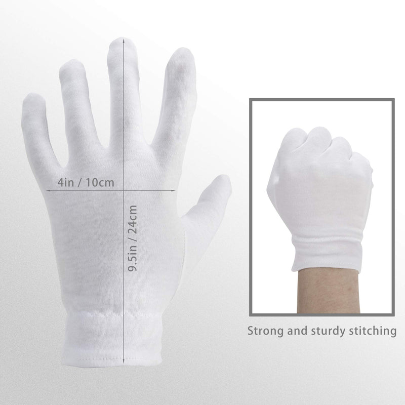 Touch Screen Friendly Moisturizing Gloves OverNight Bedtime Cotton Cosmetic Inspection Premium Cloth Quality Eczema Dry Sensitive Irritated Skin Spa Therapy Secure Wristband - BeesActive Australia