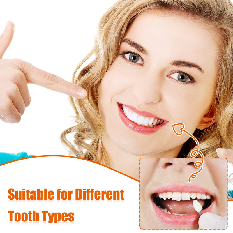 60 Pcs Temporary Tooth Repair Kit Moldable Fake Teeth and 50g Thermal Beads, Multi Use False Teeth Dental Tooth Replacement Do it Yourself Filling Tooth Bead for Fix Missing Broken Tooth Veneer - BeesActive Australia
