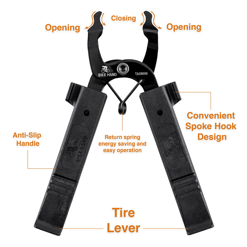 BIKEHAND Bike Bicycle Chain Master Link Pliers Tool - MTB Road Quick Link Remover Removal - Compatible with All Brands: Shimano Sram KMC Chain - Standard or Compact - BeesActive Australia