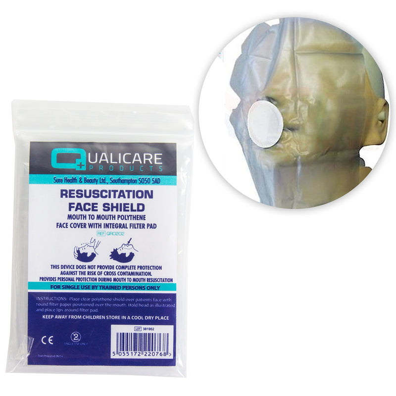 10x CPR Resuscitation Face Mask Shields - Mouth to Mouth First Aid Cross Contamination Protection - BeesActive Australia