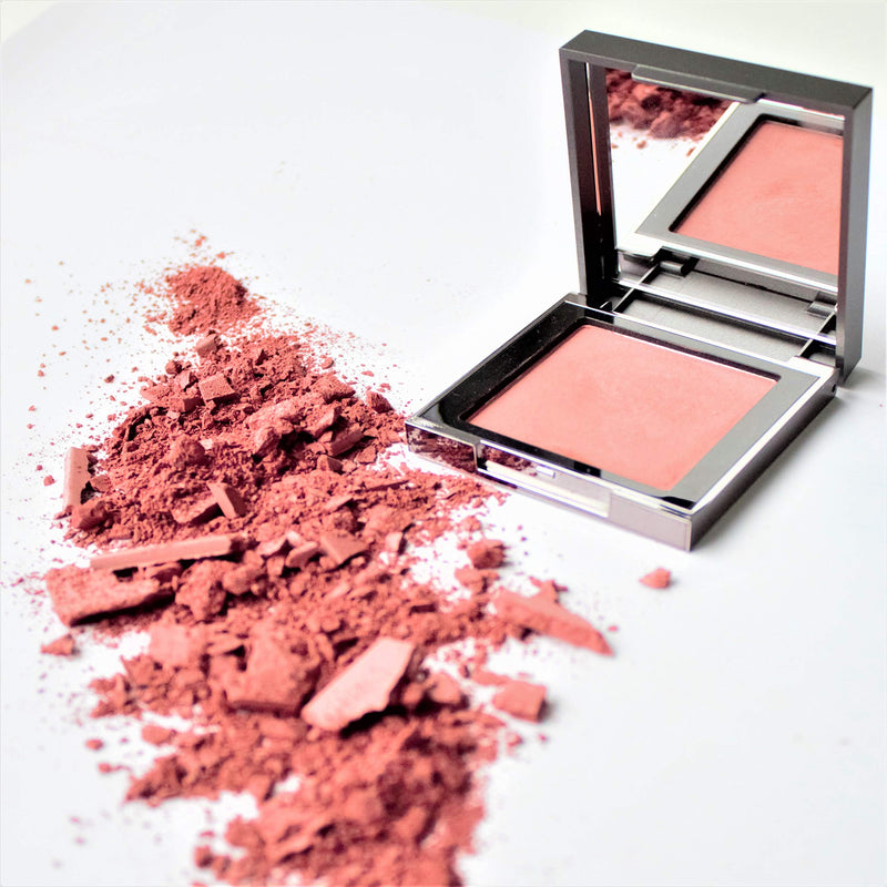 VASANTI Bloom Mineral Blush (Dahlia - Warm Pink) - Soft Blendable Powder Cheek Blush, Longwearing, High Pigmented, Instantly Makes You Look Fresh and Young - Face Blush for All Skintones Dahlia - Warm Pink - BeesActive Australia