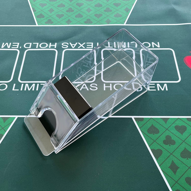 SEETOOOGAMES 4 Deck Clear Blackjack Dealing Shoe - BeesActive Australia