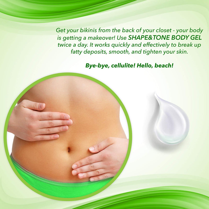 Skin Firming and Toning Body Moisturizing Gel Cream by Shape and Tone, 5.07 OZ Product Name - BeesActive Australia