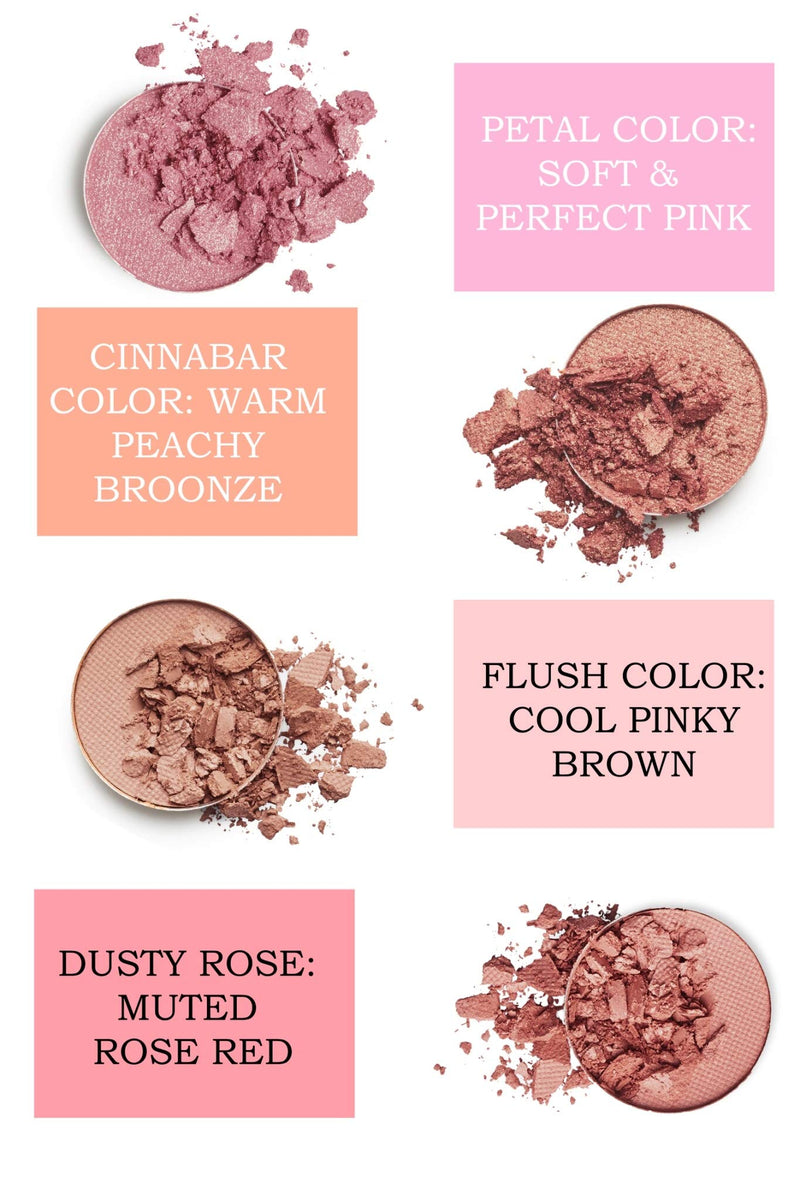 Mom's Secret 100% Natural Blush, Organic, Vegan, Gluten Free, Natural Pressed Blush, Cruelty Free, Made in the USA, 0.18 oz (Dusty Rose) Dusty Rose - BeesActive Australia