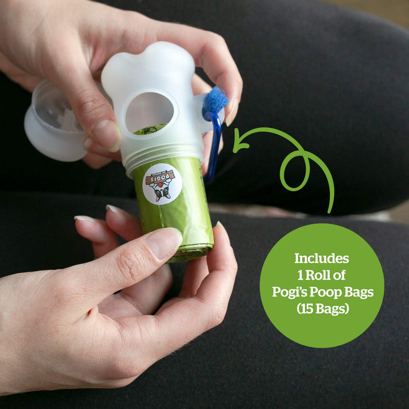 Pogi's Dog Walk Combo - Includes 1 Handy Dispenser and 465 Doggy Poop Bags - BeesActive Australia