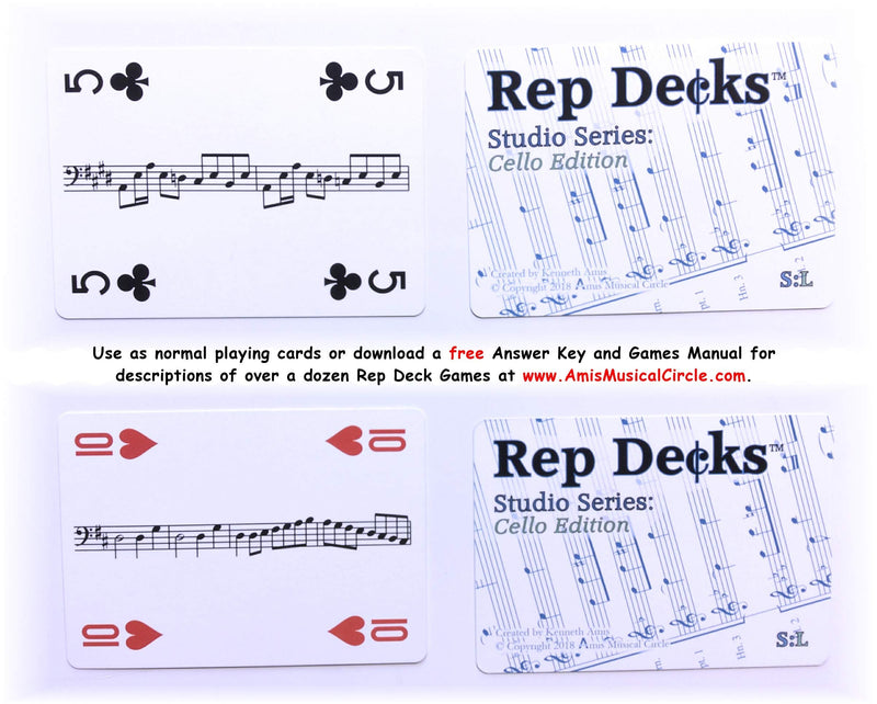 Rep Decks - Studio Series: Cello Edition - BeesActive Australia