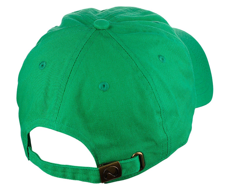 D&Y St. Patrick's Day Embroidered Quote Lucky Clover Low Profile Baseball Cap Get Your Irish On, Green - BeesActive Australia