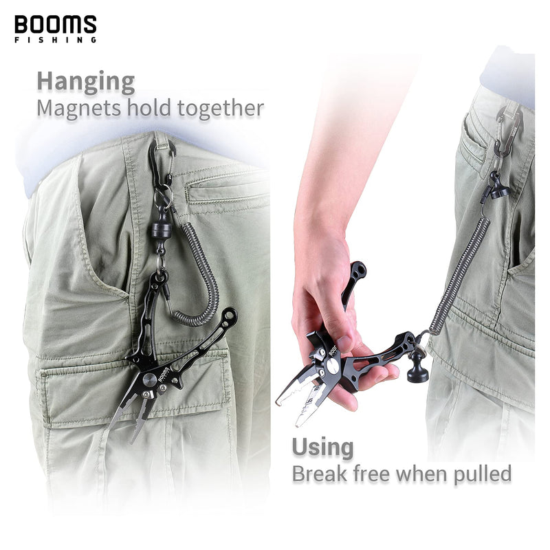 Booms Fishing MRC Magnetic Tool Release Holder 1 pc Magnetic Clip & Lanyard - BeesActive Australia