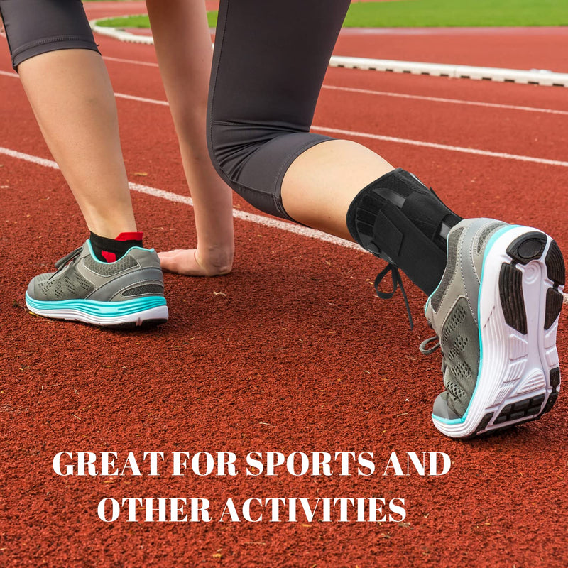 MEDIZED® Ankle Brace, Stabilizer, Lace Up Adjustable Support, Stirrup Compression – for Running, Basketball, Volleyball, Injury Recovery, Sprain, Ankle Wrap for Men, Women, and Children (Large) L (Pack of 1) - BeesActive Australia