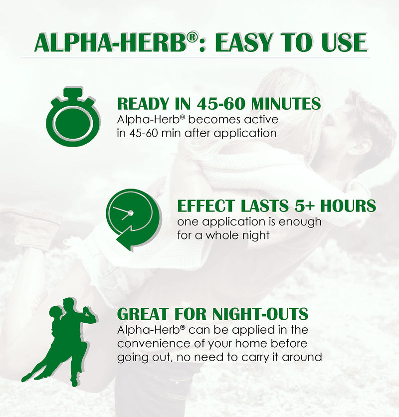 Alpha-Herb® 100% Natural Herbal Delay Last Longer Spray Drops (8+ Applications (2ml)) 8+ Applications (2ml) - BeesActive Australia