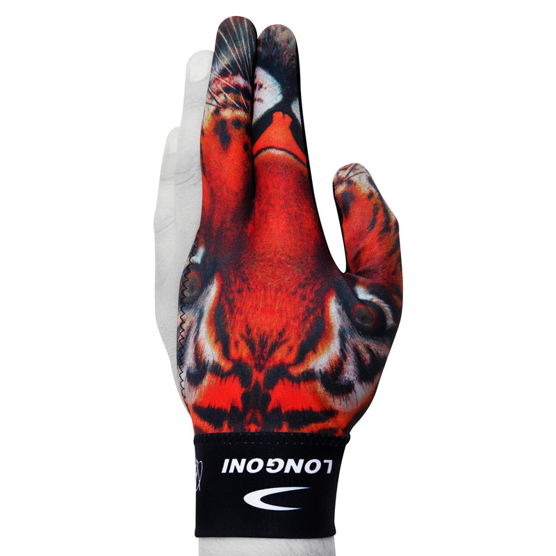 [AUSTRALIA] - LONGONI Billiard POOL CUE GLOVE Tiger for Left hand 