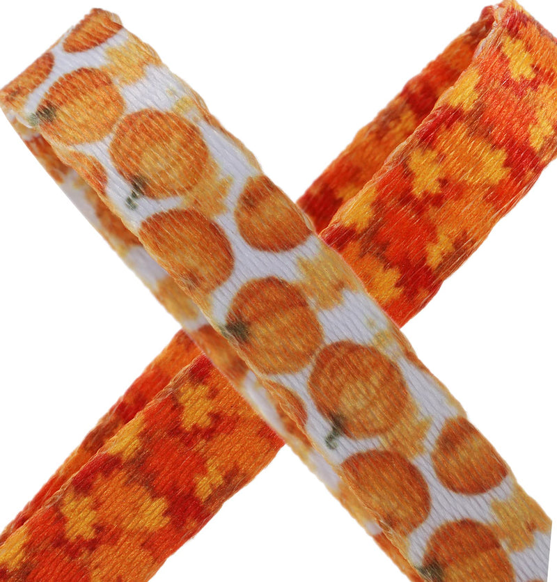 Fall Cat Collar with Bells, Autumn Dog Collar for Small Dogs, Orange Pumpkin Kitten Collar for Thanksgiving - BeesActive Australia