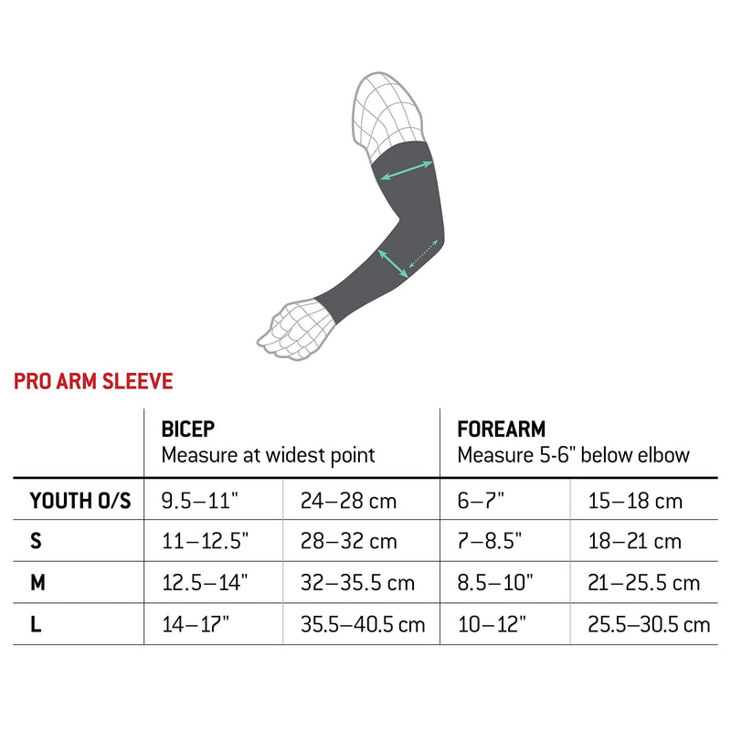G-Form Pro Arm Sleeve Adult Small Black - BeesActive Australia
