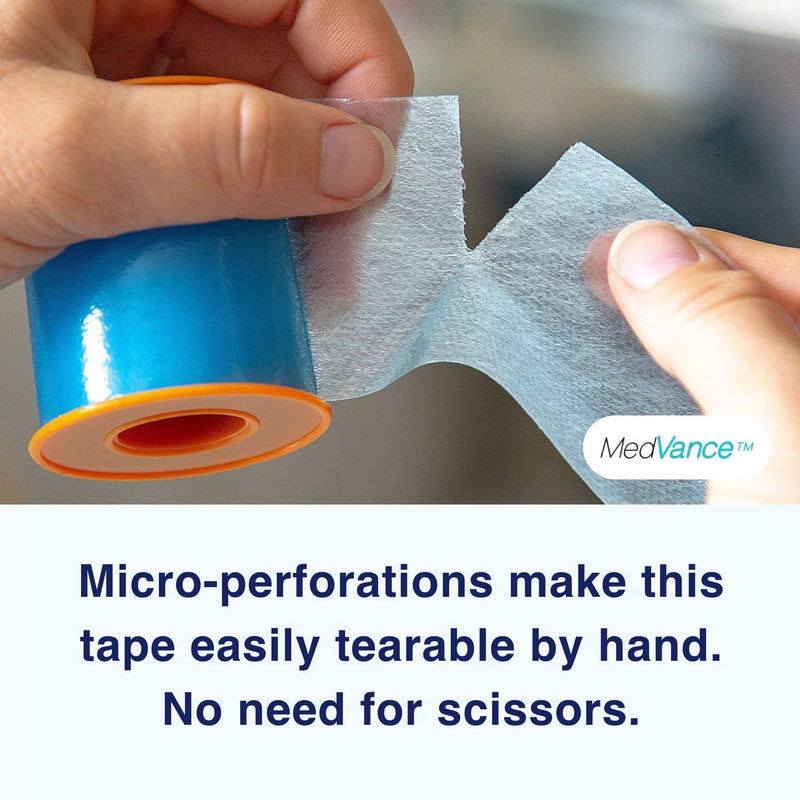 Medvance Soft Silicone Tape with Perforation for Easy Cut Size - 1" Width (1 Pack, 5 Yards) - BeesActive Australia