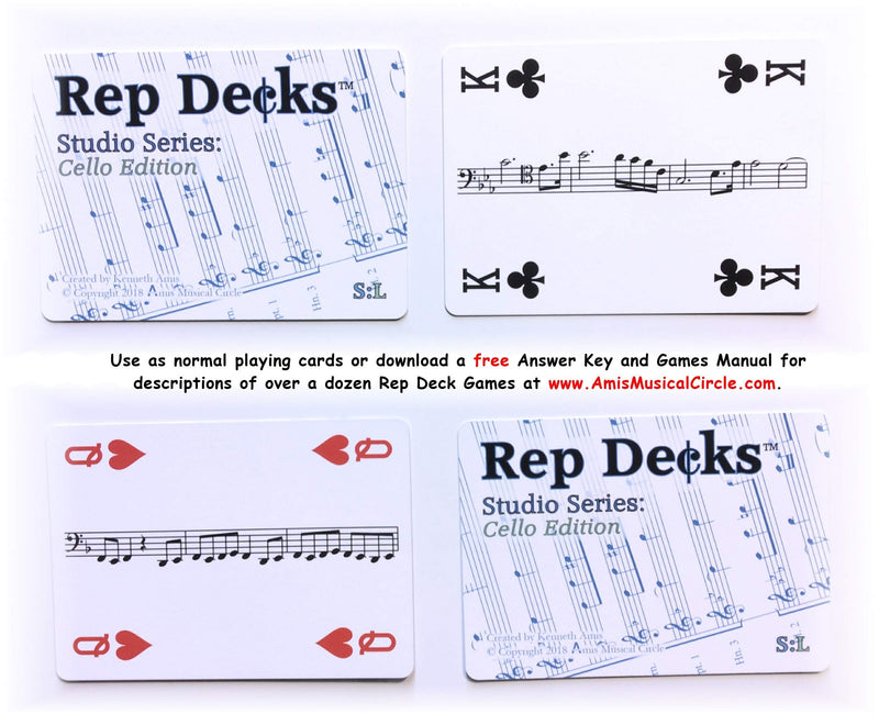 Rep Decks - Studio Series: Cello Edition - BeesActive Australia