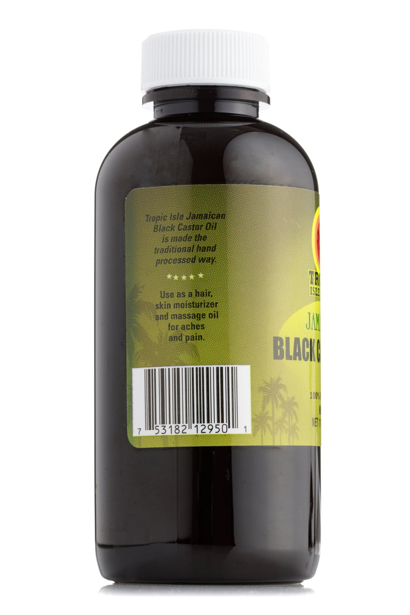 Tropic Isle Living - Jamaican Black Castor Oil - Plastic PET Bottle 4oz - BeesActive Australia