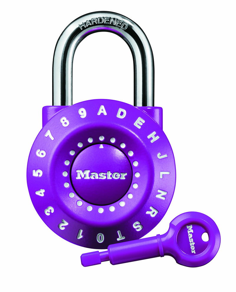 Master Lock Padlock, Set Your Own Combination Lock, 1-15/16 in. Wide, Assorted Colors, 1590D - BeesActive Australia
