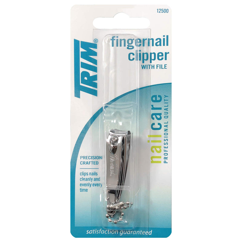 Trim Nailcare Fingernail Steel Clipper with File, Item Number 12500 (Pack of 6) - BeesActive Australia